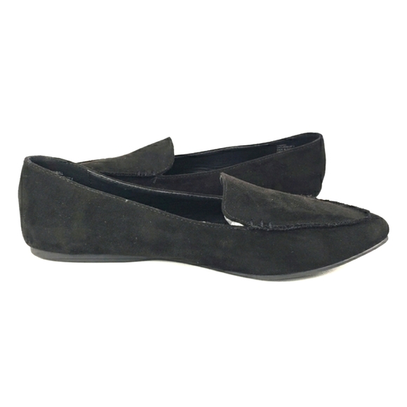 JustFab NEW! Campbell, Black Faux-suede, Slip On Loafer Women's Size 7M - Picture 4 of 13